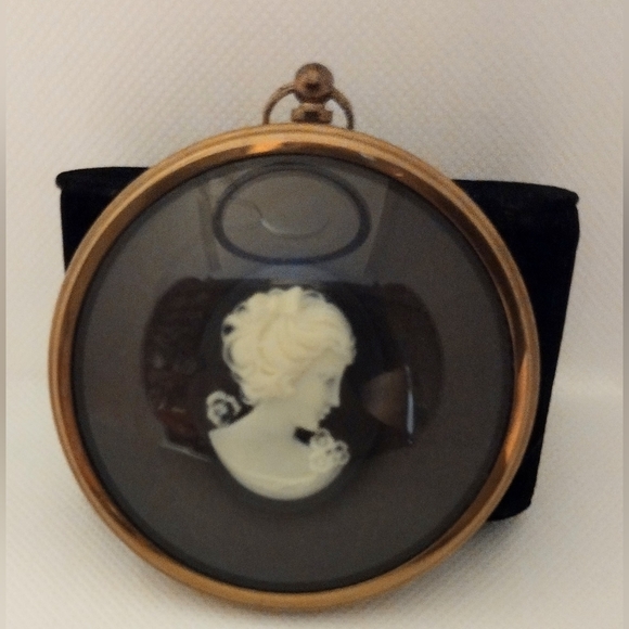 Vintage Lady In Cameo from The Miniature World of Peter Bates. Framed Wall Hang - Picture 2 of 5